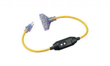 12/3 TRIPLE TAP 2FT 15AMP GFCI