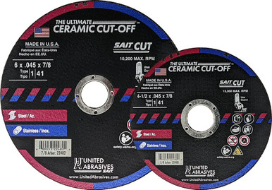 .045" Cutting Wheels Type 1/Type 41,The Ultimate Ceramic Premium Performance,  Products 22482
