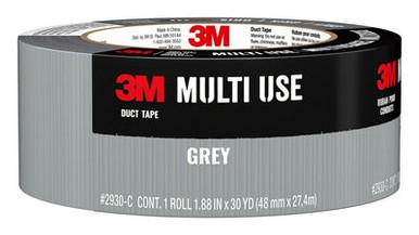 3M Multi-Use Duct Tape, 2930-C, 1.88 in x 30 yd (48,0 mm x 27,4 m) 12 rls/cs