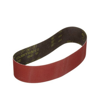 3M Cubitron II Cloth Belt 984F, 36+ YF-weight, 1 in x 54 in, Film-lok,
Single-flex