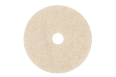 Scotch-Brite Burnish Floor Pads 3200, White/Umber, 432 mm x 82 mm, 17
in, 5 ea/Case