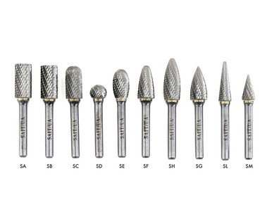 Tungsten Carbide Burs,Double Cut (Alternate Cut) Carbide Burs ,  SE 45015
