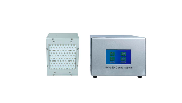 100X100mm UV LED Array with Fan Cooling for UV LED Conveyors (High Pow