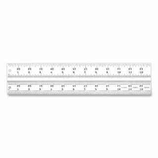 Steel Rule, 24 in, Steel, Spring Tempered