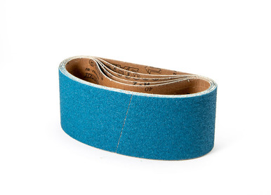 Zirconia Alumina - Closed Coat (Z-H),Portable Belts Zirconia Alumina - Heavy Duty - Closed Coat (Z-H),  4" x 24": Blue Line Premium Packaging Belts 58135