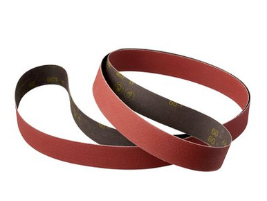 3M Cubitron II Cloth Belt 967F, 60+ YF-weight, 5 in x 98-1/2 in,
Film-lok, Single-flex, 10 ea/Case
