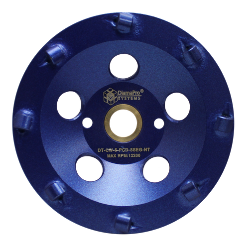 5" 8 Seg 1/4 Round PCD Cup Wheel