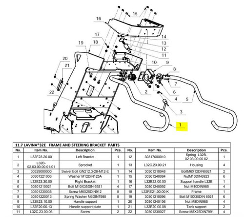 Left Bracket L32E