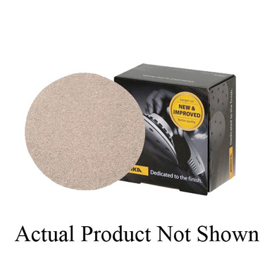 MIRKA Basecut 20-342-080 Disc Roll, 6 in Dia, 80 Grit, Aluminum Oxide Abrasive, Paper Backing, PSA Attachment