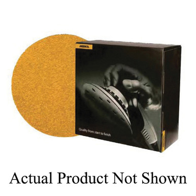 MIRKA 23 Series 23-379-080 Autobox Disc, 6 in Dia, 80 Grit, Aluminum Oxide Abrasive, Paper Backing, PSA Attachment