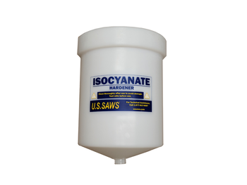 6.5 Gallon Hardener Conical Tank with 3/4" NPT Fitting