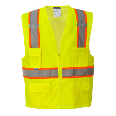 Portwest US372 Jackson Contrast Hi-Vis Safety Vest