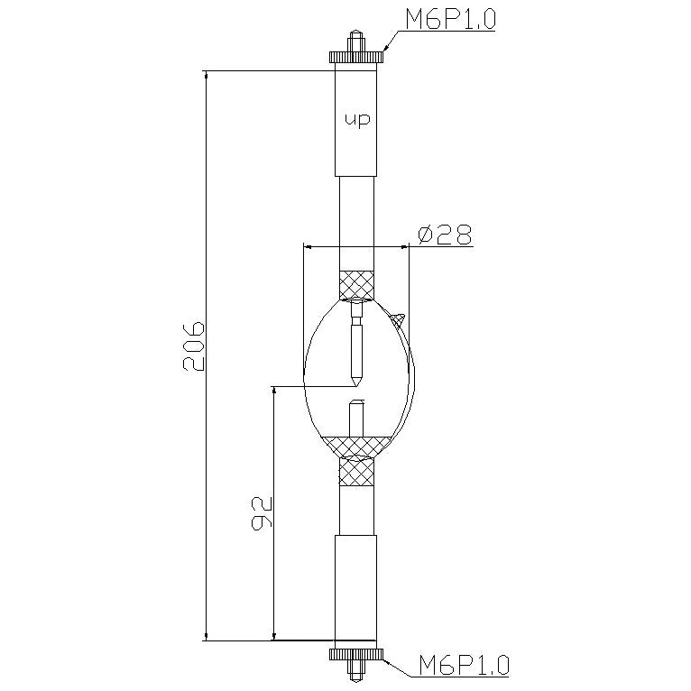 ASL HVF1000KS/R - 1000W - Mercury Short Arc - Double Ended
