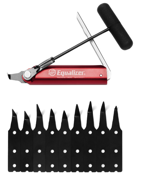 Z BLADE VARIETY PACK PKG OF 9 blades remain flexible and retain their sharpness and  QUICKNIFE™ fully adjustable cold knife with a unique lever design.