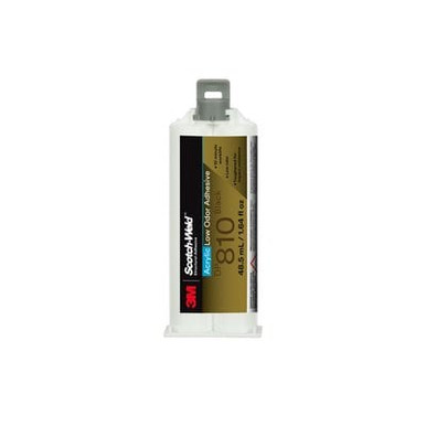 3M Scotch-Weld Low Odor Acrylic Adhesive DP810, Black, 48.5 mL
Duo-Pak, 12/Case