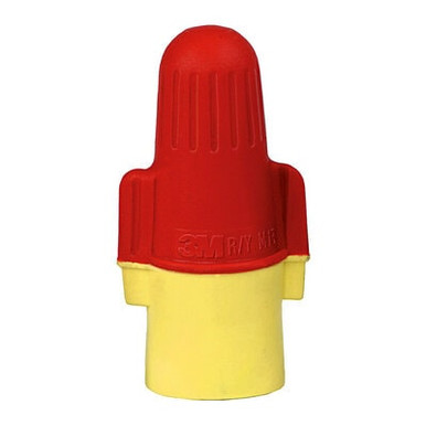 3M Performance Plus Wire Connector R/Y+JUG, 500 per Jug, 4000/Case
