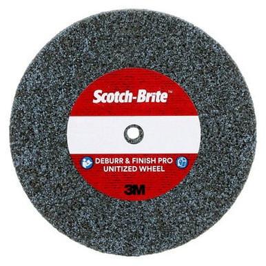 Scotch-Brite Deburr & Finish Pro Unitized Wheel, DP-UW, 8C Coarse+, 3
in x 1/4 in x 3 in