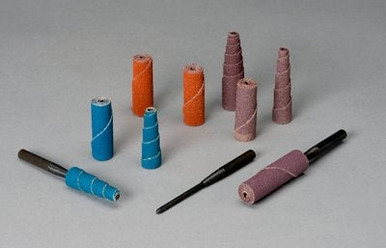 Standard Abrasives Zirconia Cartridge Roll, 727475, CR-ST, 80, 1/2 in x
2-1/2 in x 1/4 in, Straight, 50 ea/Case
