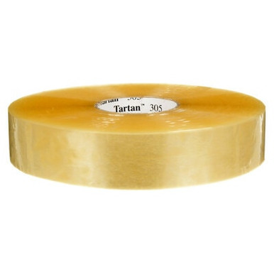 Tartan  Box Sealing Tape 305, Clear, 48 mm x 914 m, 6 Rolls/Case