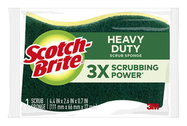 Scotch-Brite Heavy Duty Scrub Sponge 425, 12/1